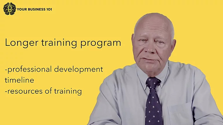 Training Staff video Business 101 Training by Tapp Advisory