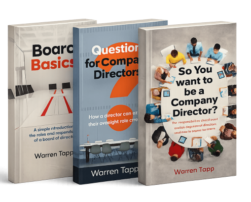 3 Books for Company Directors by Warren Tapp