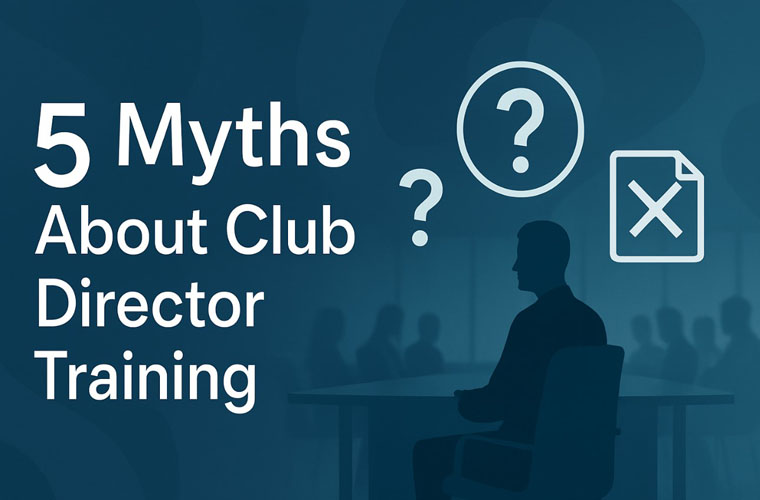 5 Myths About Club Director Training