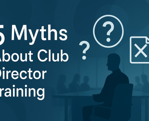 5 Myths About Club Director Training