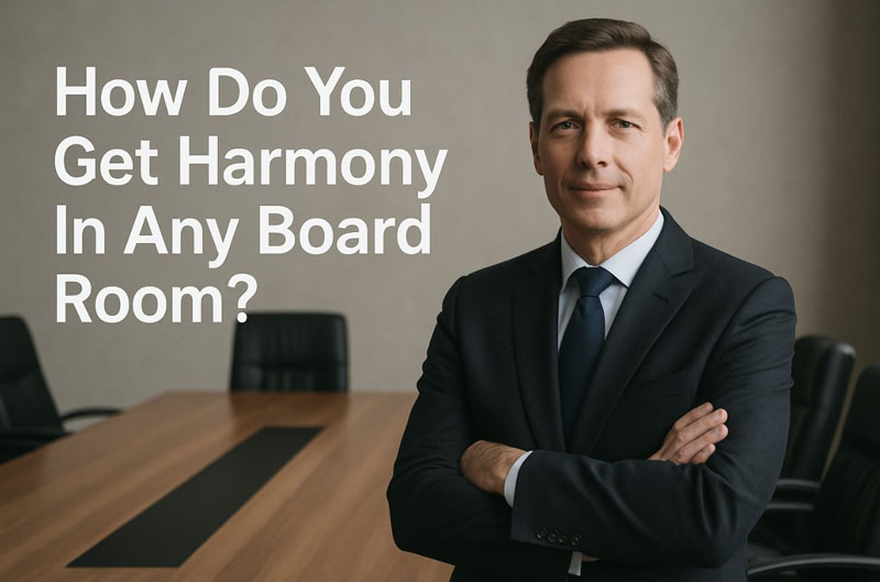 How Do You Get Harmony In Any Board Room?