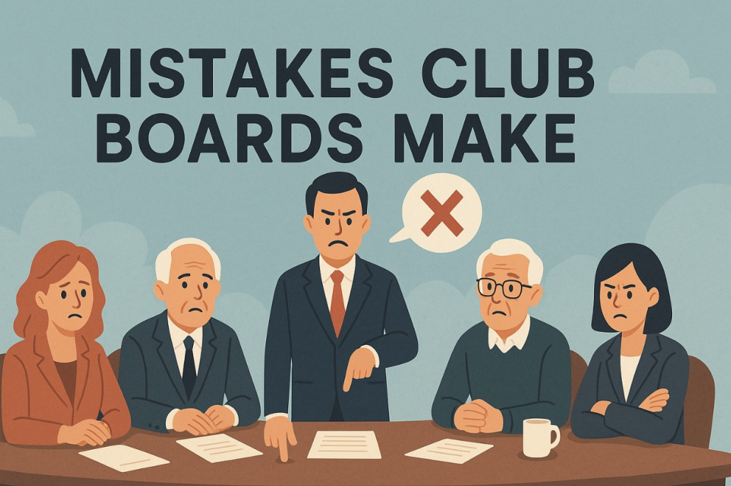 Mistakes Club Boards Make