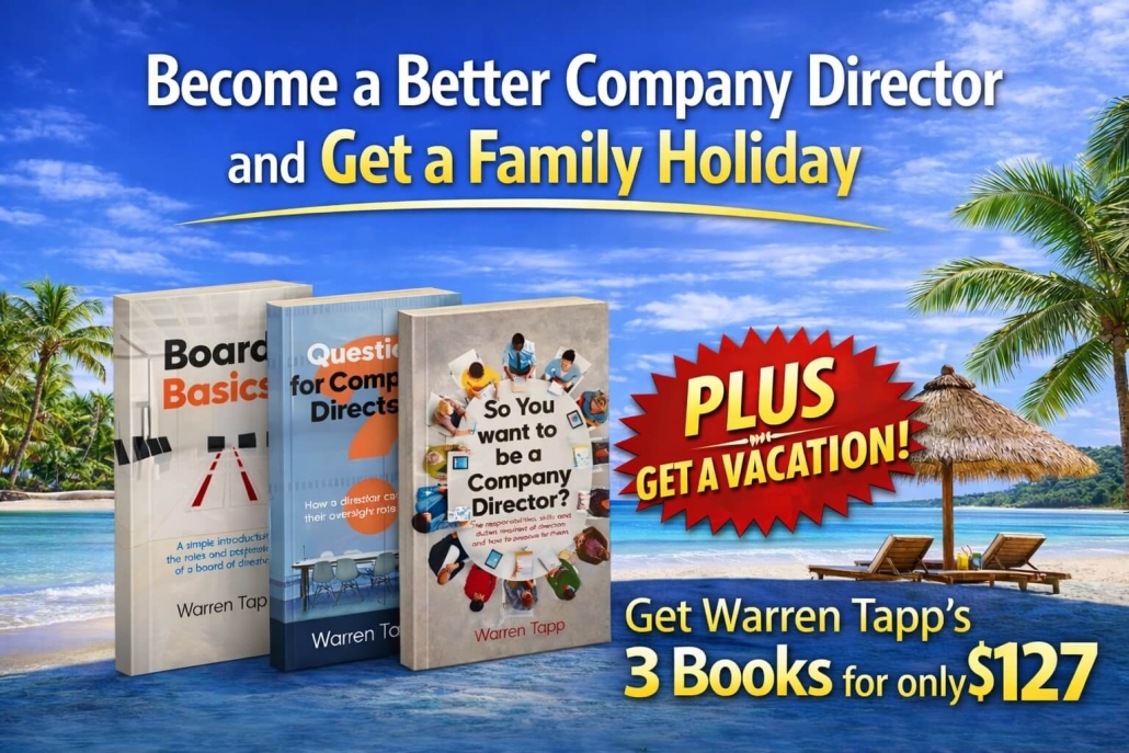 Warren Tapp's 3 Book Offer with a Family Holiday